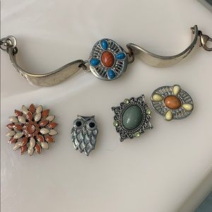Snap spoon bracelet